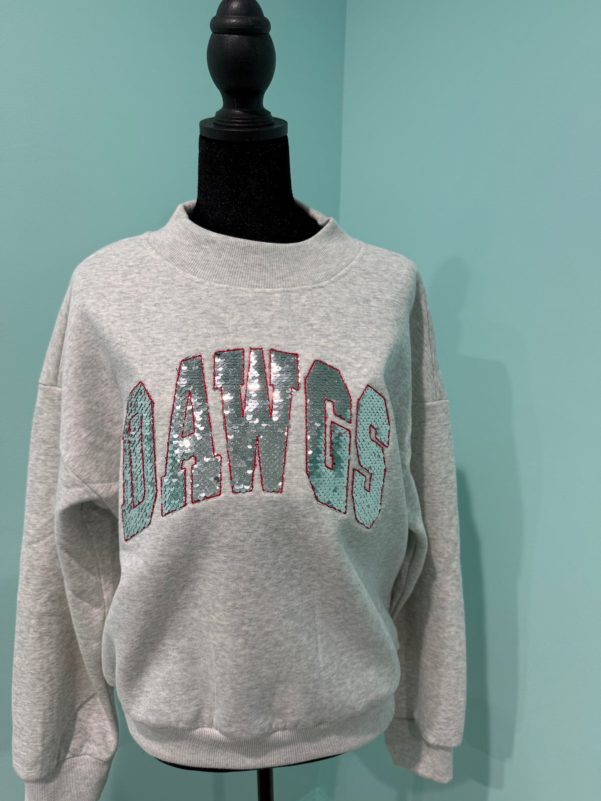 DAWGS mock neck sweatshirt